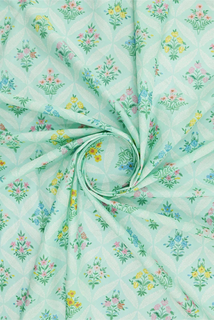 Picture of 1-PC Unstitched Printed Cambric Kurti - Available at Raja Sahib