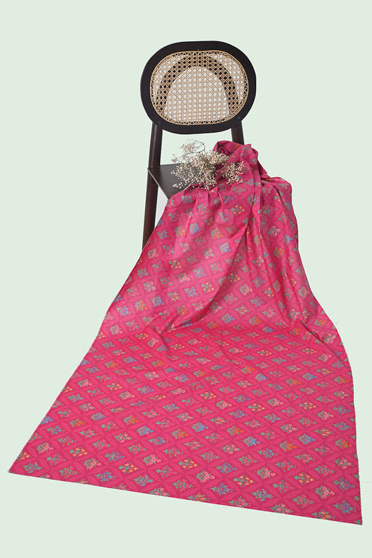 Picture of 1-PC Unstitched Printed Cambric Kurti - Available at Raja Sahib