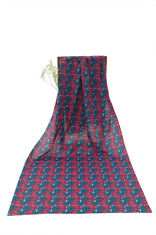 Ellena - 1-PC Unstitched Printed Cambric Kurti