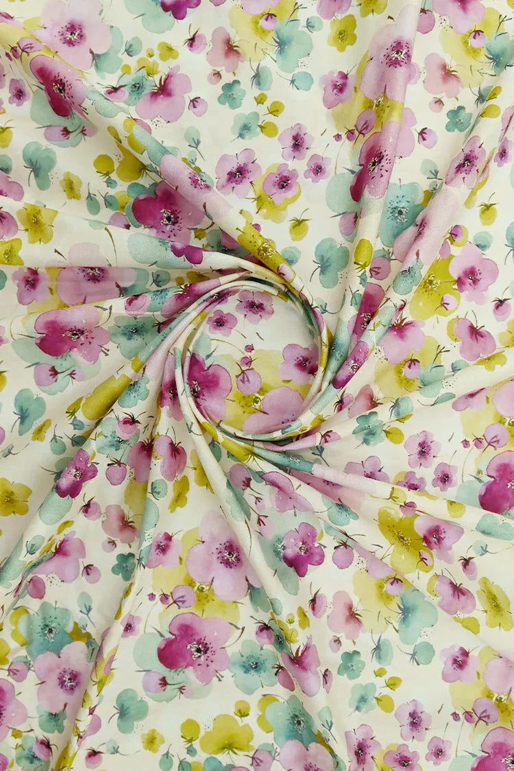Picture of 1-PC Unstitched Printed Cambric Kurti - Available at Raja Sahib