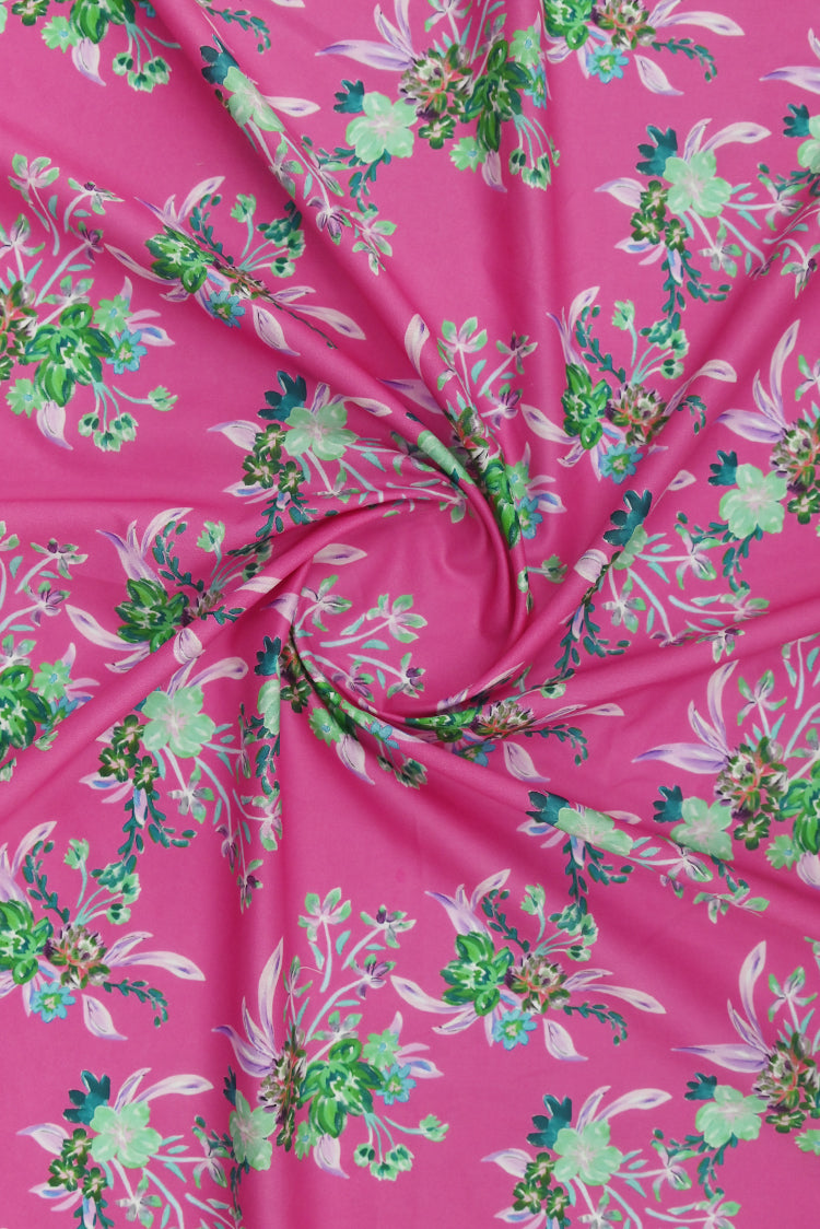 Picture of 1-PC Unstitched Printed Cambric Kurti - Available at Raja Sahib