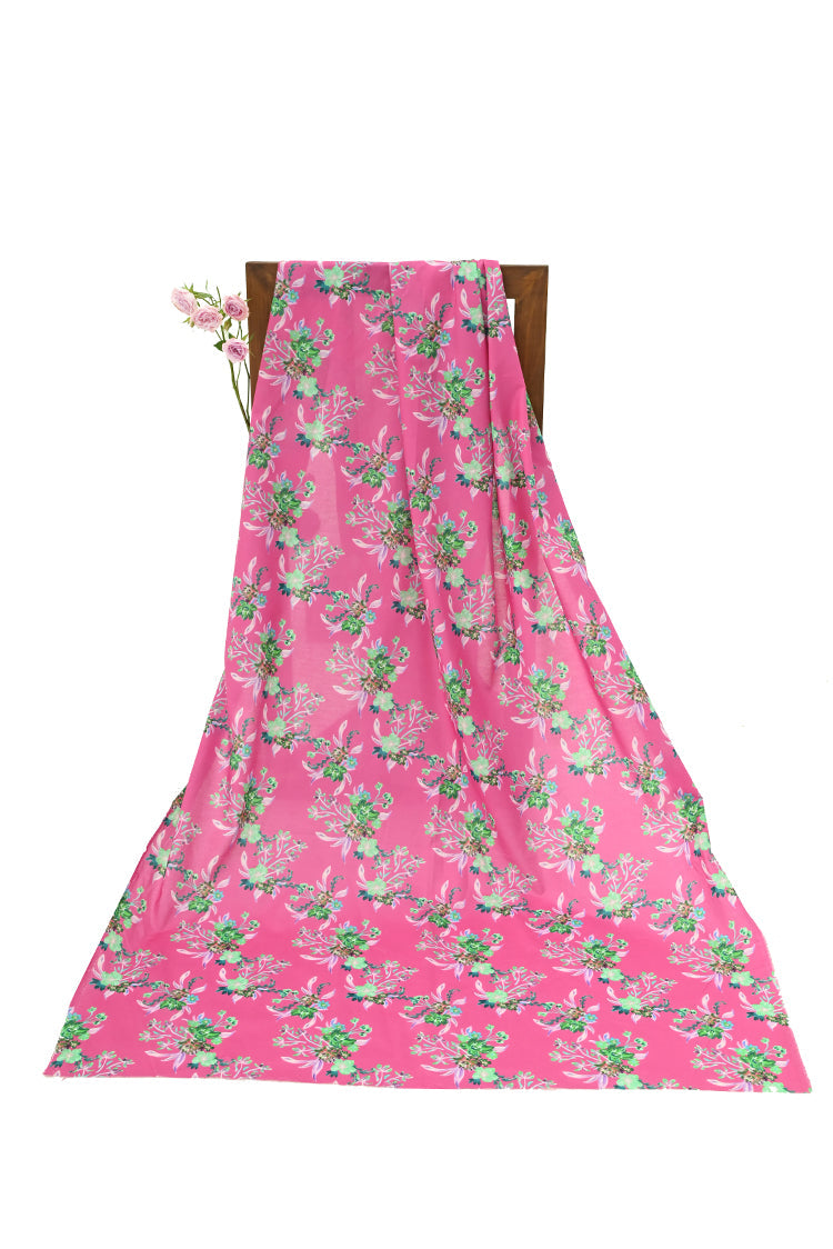 Picture of 1-PC Unstitched Printed Cambric Kurti - Available at Raja Sahib