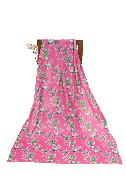 Picture of 1-PC Unstitched Printed Cambric Kurti - Available at Raja Sahib