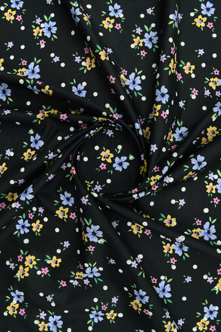 Picture of 1-PC Unstitched Printed Cambric Kurti - Available at Raja Sahib