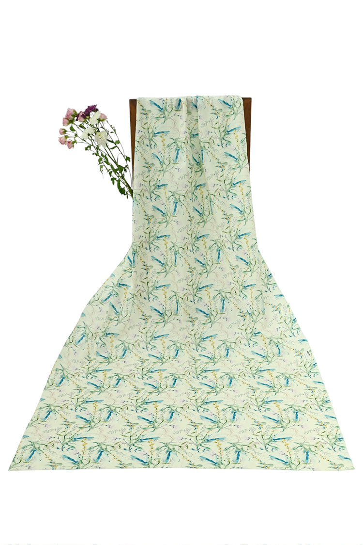 Picture of 1-PC Unstitched Printed Cambric Kurti - Available at Raja Sahib