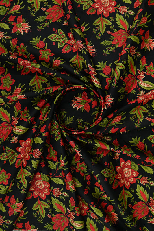 Picture of 1-PC Unstitched Printed Cambric Kurti - Available at Raja Sahib