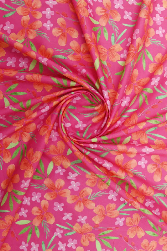 Picture of 1-PC Unstitched Printed Cambric Kurti - Available at Raja Sahib
