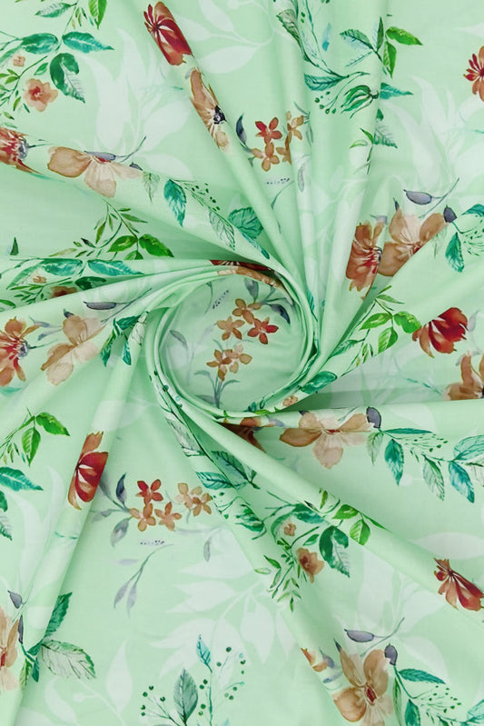Picture of 1-PC Unstitched Printed Cambric Kurti - Available at Raja Sahib