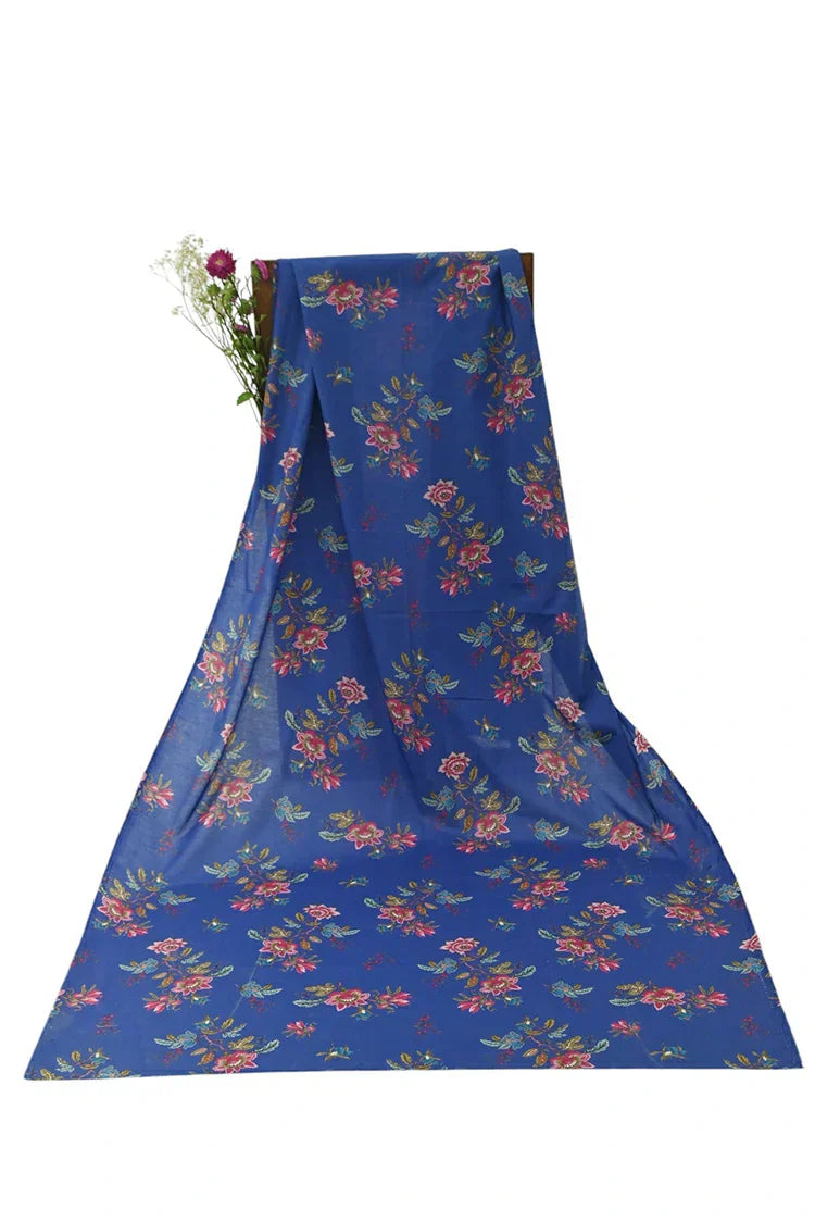 Picture of 1-PC Unstitched Printed Cambric Kurti - Available at Raja Sahib