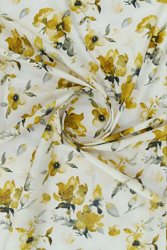 Picture of 1-PC Unstitched Printed Cambric Kurti - Available at Raja Sahib
