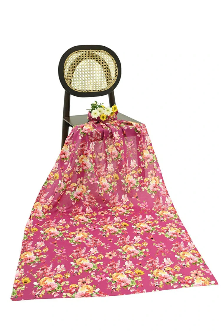 Picture of 1-PC Unstitched Printed Cambric Kurti - Available at Raja Sahib