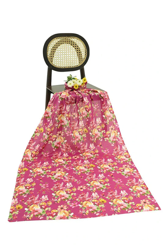 Picture of 1-PC Unstitched Printed Cambric Kurti - Available at Raja Sahib