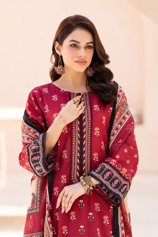 Ellena - 3-PC Unstitched Printed Lawn Suit