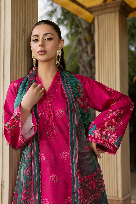 Ellena - 3-PC Unstitched Embroidered Lawn Suit