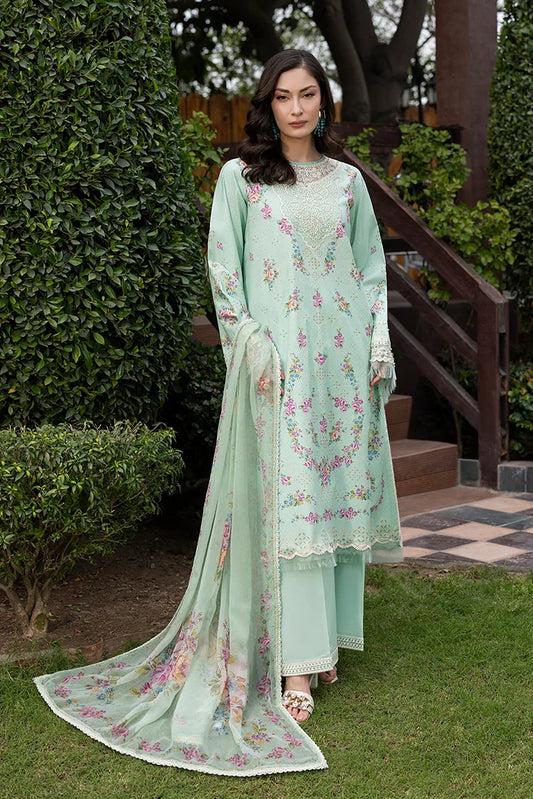 Ellena - 3-PC Unstitched Embroidered Lawn Suit