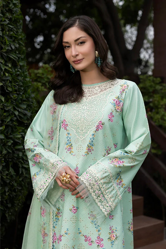 Ellena - 3-PC Unstitched Embroidered Lawn Suit
