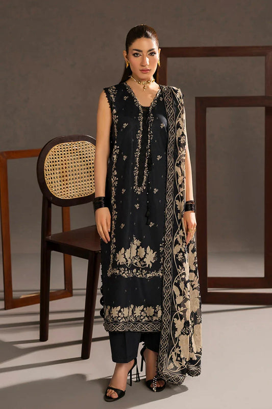 Ellena - 3-PC Unstitched Printed Lawn Suit