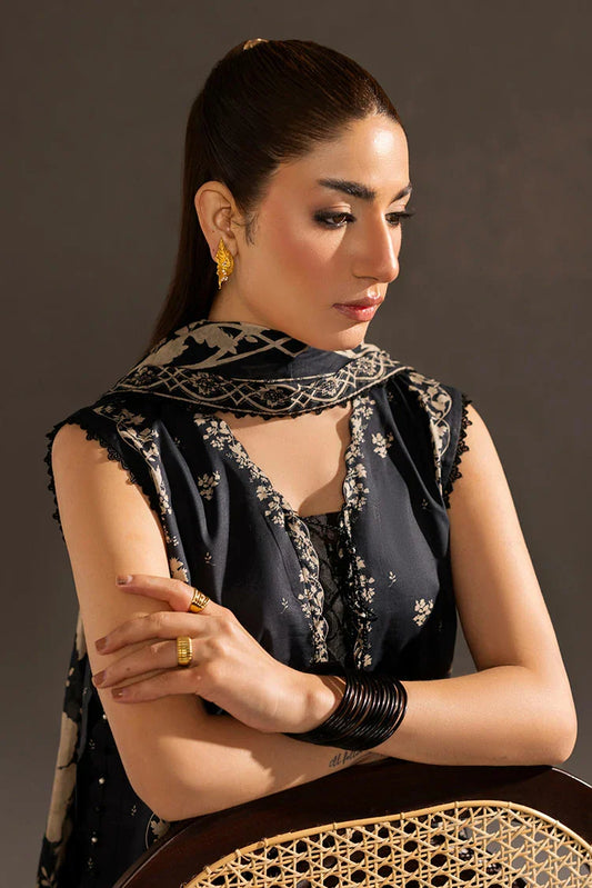 Ellena - 3-PC Unstitched Printed Lawn Suit