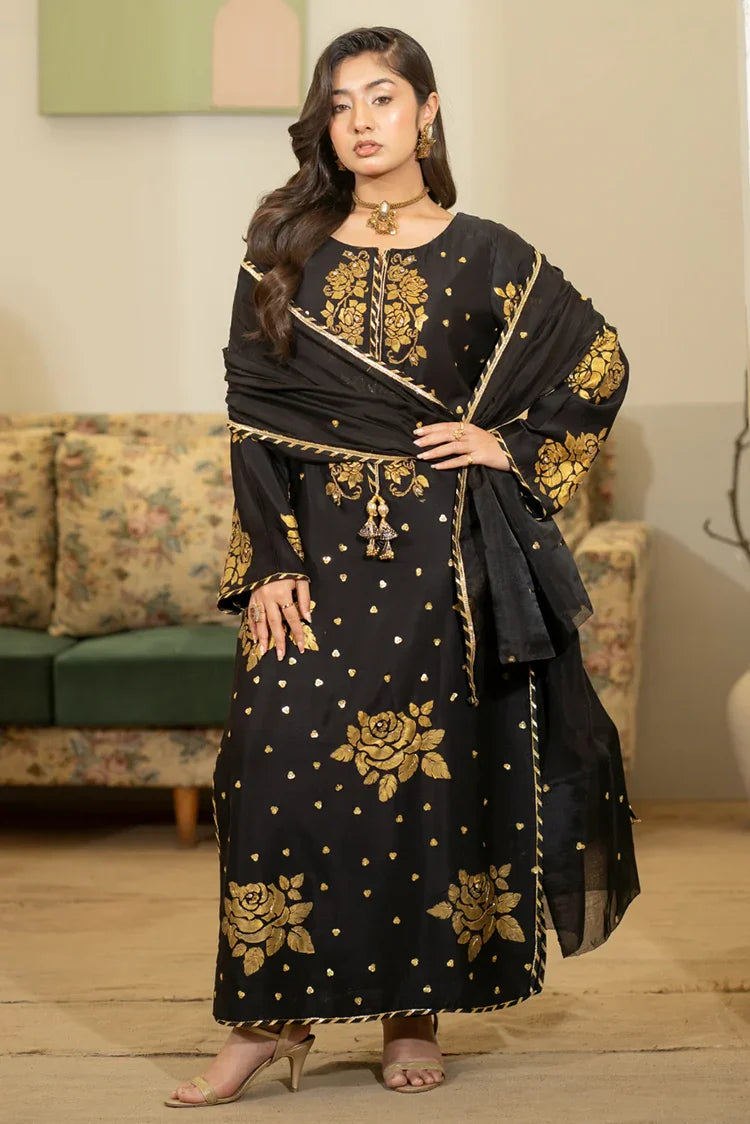 Picture of <!--bl-->Emeralds - Eid Edit Pret - Black Rose - Available at Raja Sahib