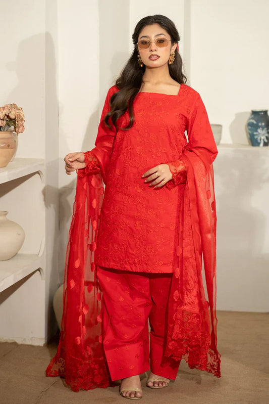 Picture of <!--bm-->Emeralds - Eid Edit Pret - Cherry - Available at Raja Sahib