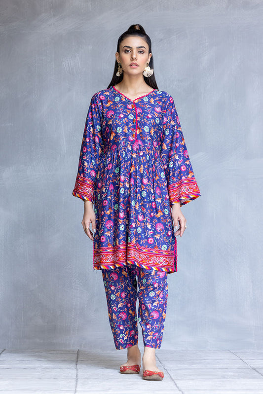 Ellena - 2-PC Stitched Twill Marina Suit