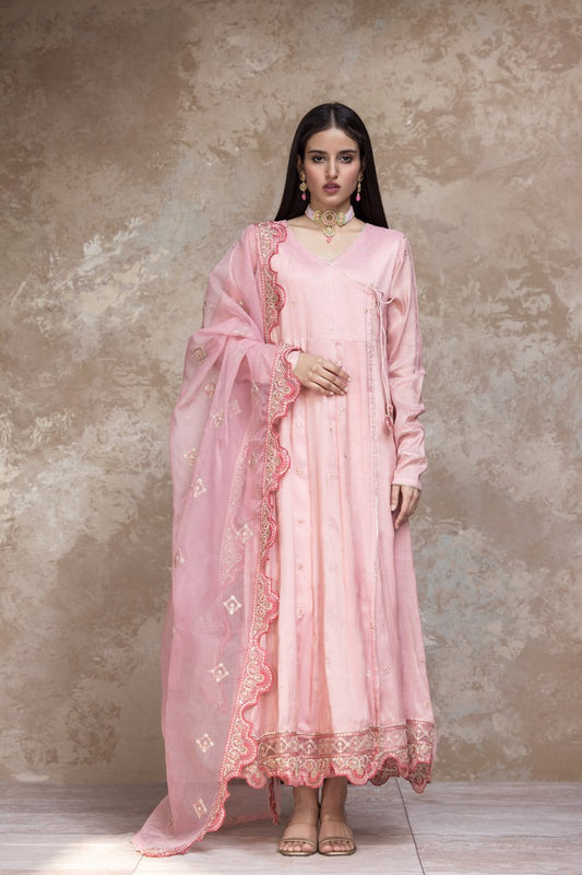Ellena - 3-PC Stitched Embroidered Masoori Suit