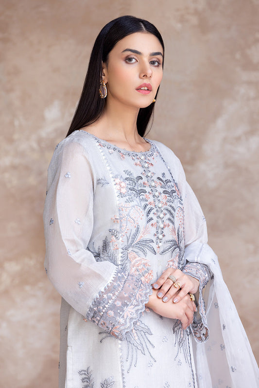 Ellena - 3-PC Stitched Embroidered Suit