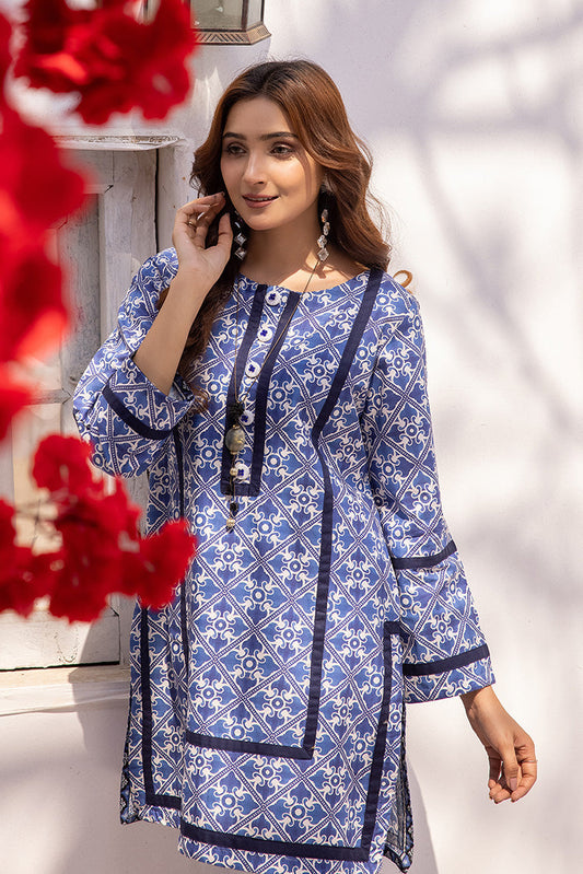 Ellena - 2-PC Stitched Printed Lawn Suit
