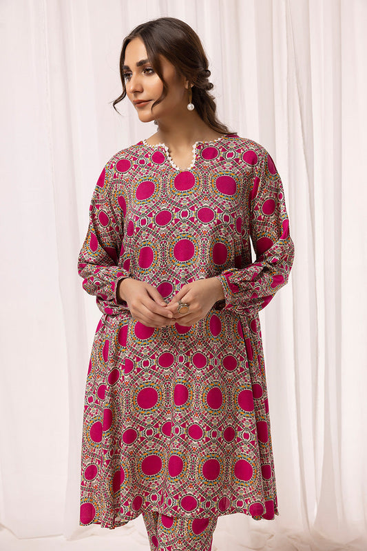 Ellena - 2-PC Stitched Printed Arabic Lawn Suit