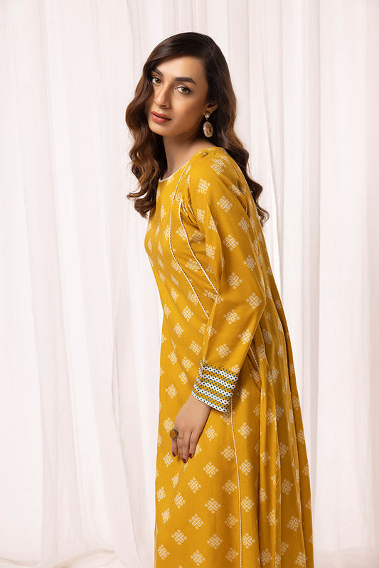 Ellena - 2-PC Stitched Printed Arabic Lawn Suit