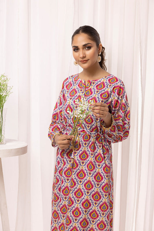 Ellena - 2-PC Stitched Printed Arabic Lawn Suit