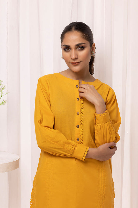 Ellena - 2-PC Stitched Printed Arabic Lawn Suit