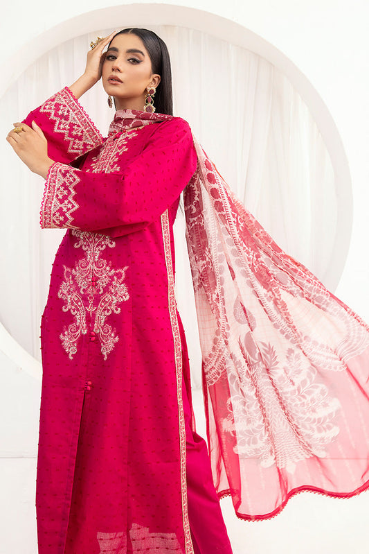 Ellena - 3-PC Stitched Embroidered Suit