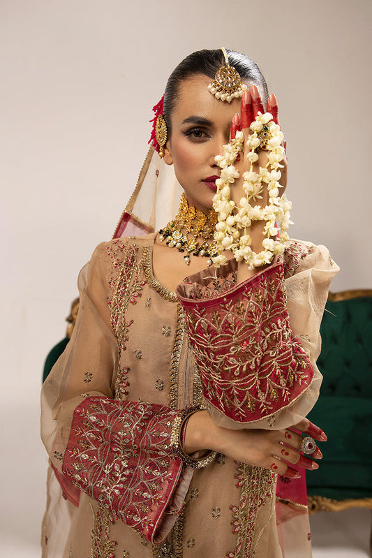 Ellena - 3-PC Stitched Fancy Embroidered Organza Suit