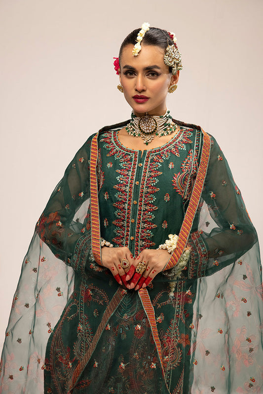 Ellena - 3-PC Stitched Fancy Embroidered Organza Suit