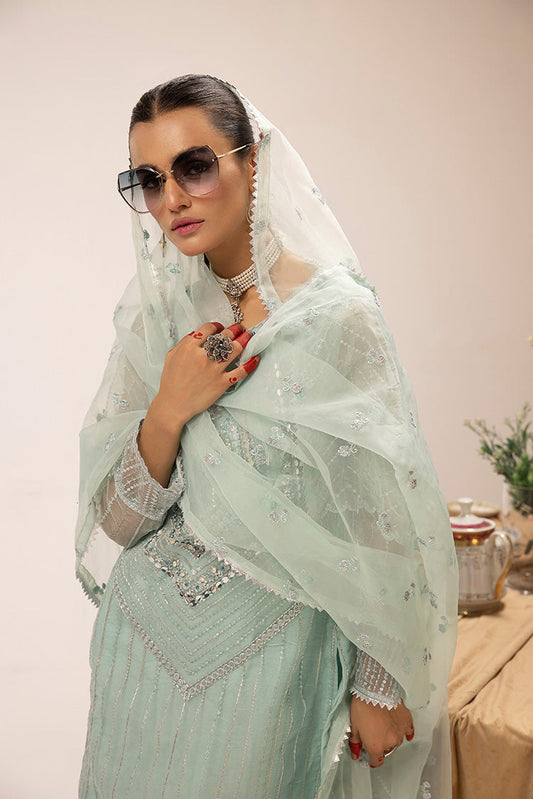 Ellena - 3-PC Stitched Fancy Embroidered Organza Suit