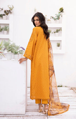 Ellena - 3-PC Stitched Embroidred Suit