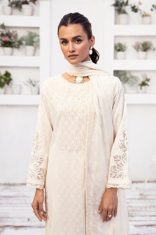 Ellena - 3-PC Stitched Embroidred Suit