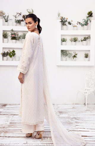 Ellena - 3-PC Stitched Embroidred Suit