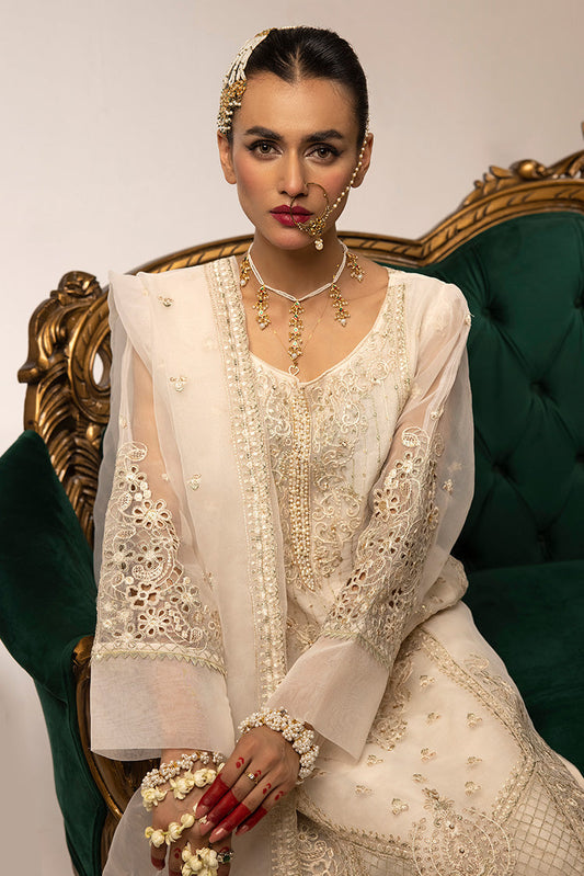 Ellena - 3-PC Stitched Fancy Embroidered Organza Suit