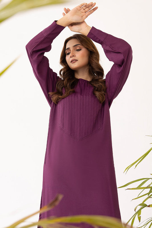 Ellena - 2-PC Stitched Dyed Raw Silk Suit