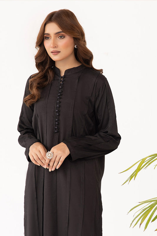 Ellena - 2-PC Stitched Dyed Raw Silk Suit