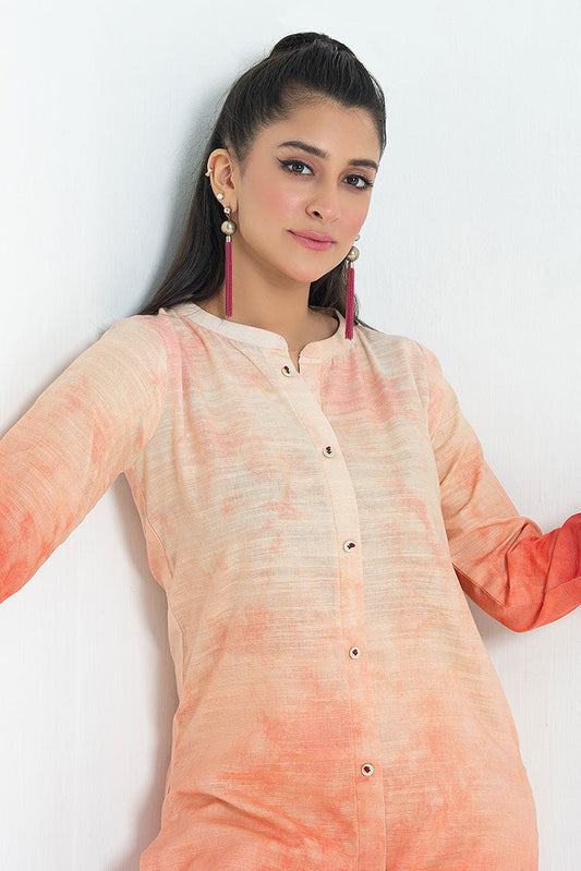 Ellena - 2-PC Stitched Printed Khaddar Suit