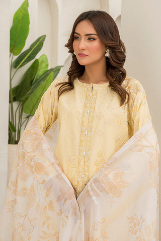 Picture of 3-PC Stitched Embroidered Suit - Available at Raja Sahib