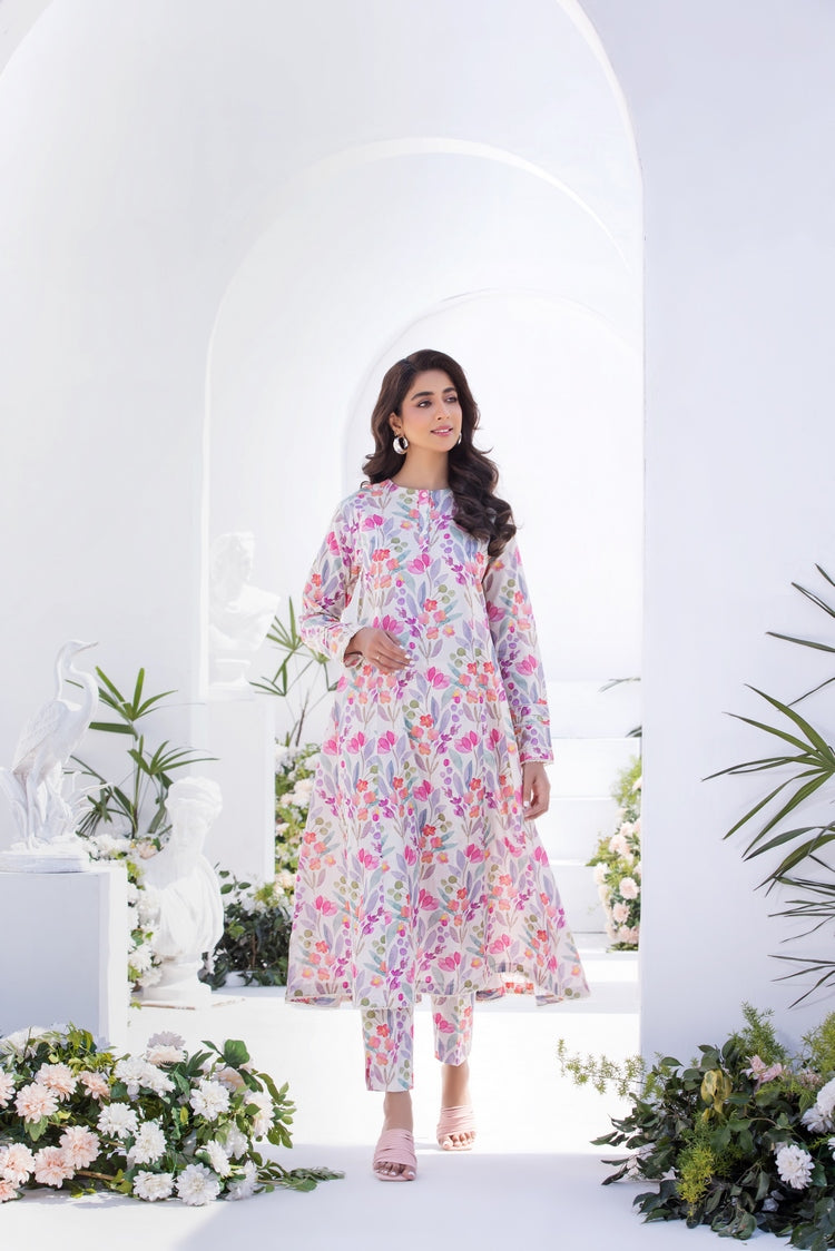 Picture of Ellena - 2-PC Stitched Printed Lawn Suit - Available at Raja Sahib