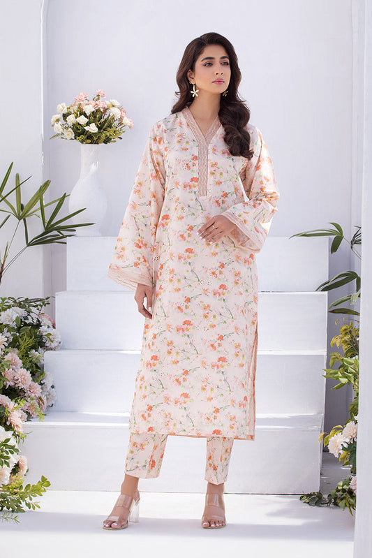 Picture of 2-PC Stitched Printed Lawn Suit - Available at Raja Sahib