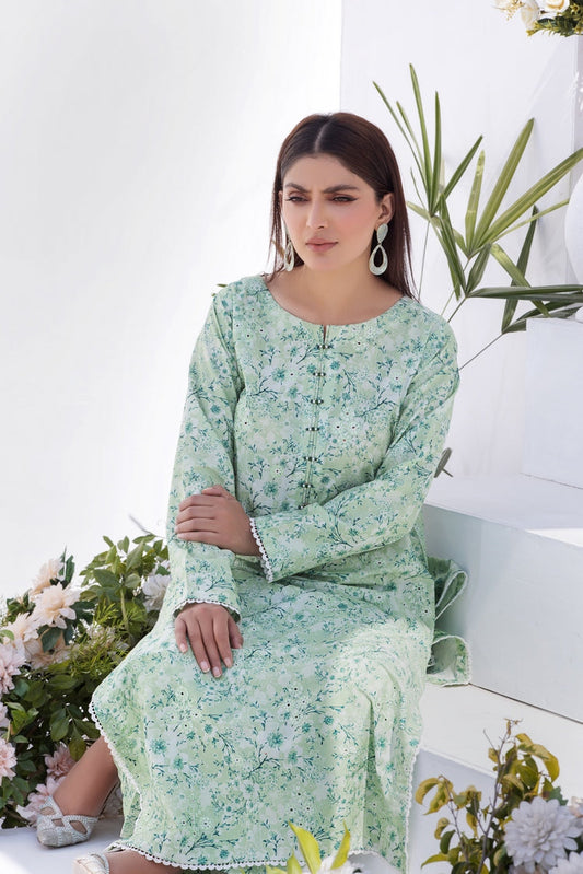 Ellena - 2-PC Stitched Printed Lawn Suit