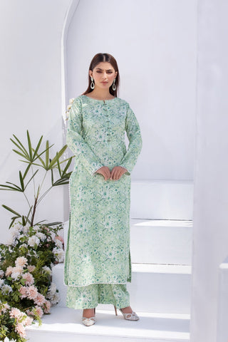 Ellena - 2-PC Stitched Printed Lawn Suit