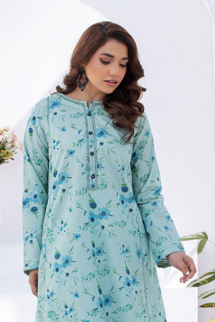 Picture of Ellena - 2-PC Stitched Printed Lawn Suit - Available at Raja Sahib