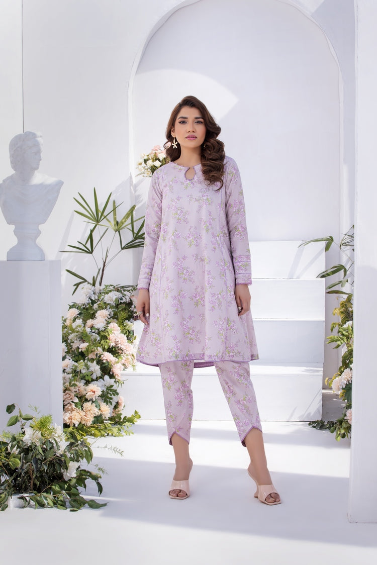 Picture of Ellena - 2-PC Stitched Printed Lawn Suit - Available at Raja Sahib